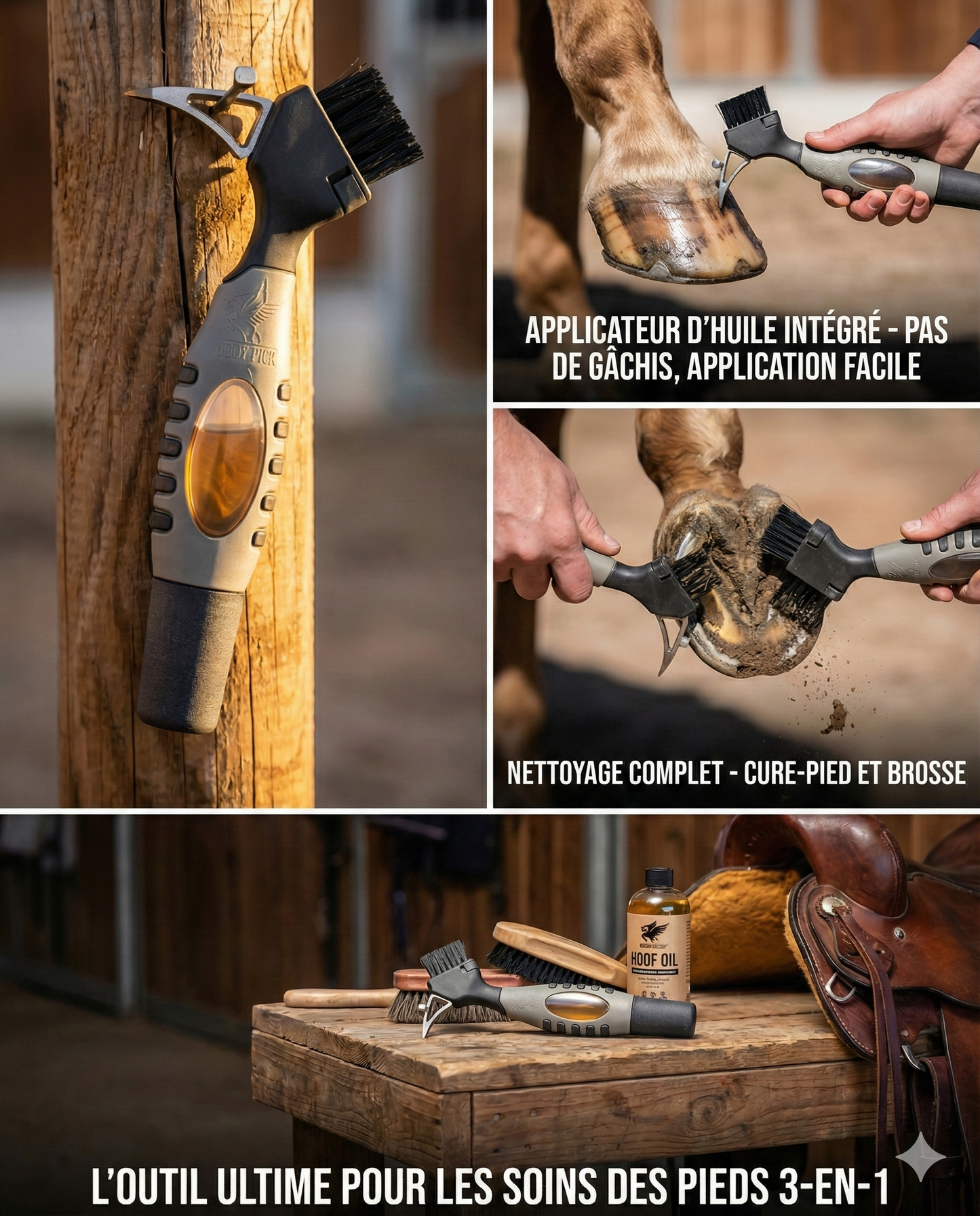 Cure pied 3 en 1